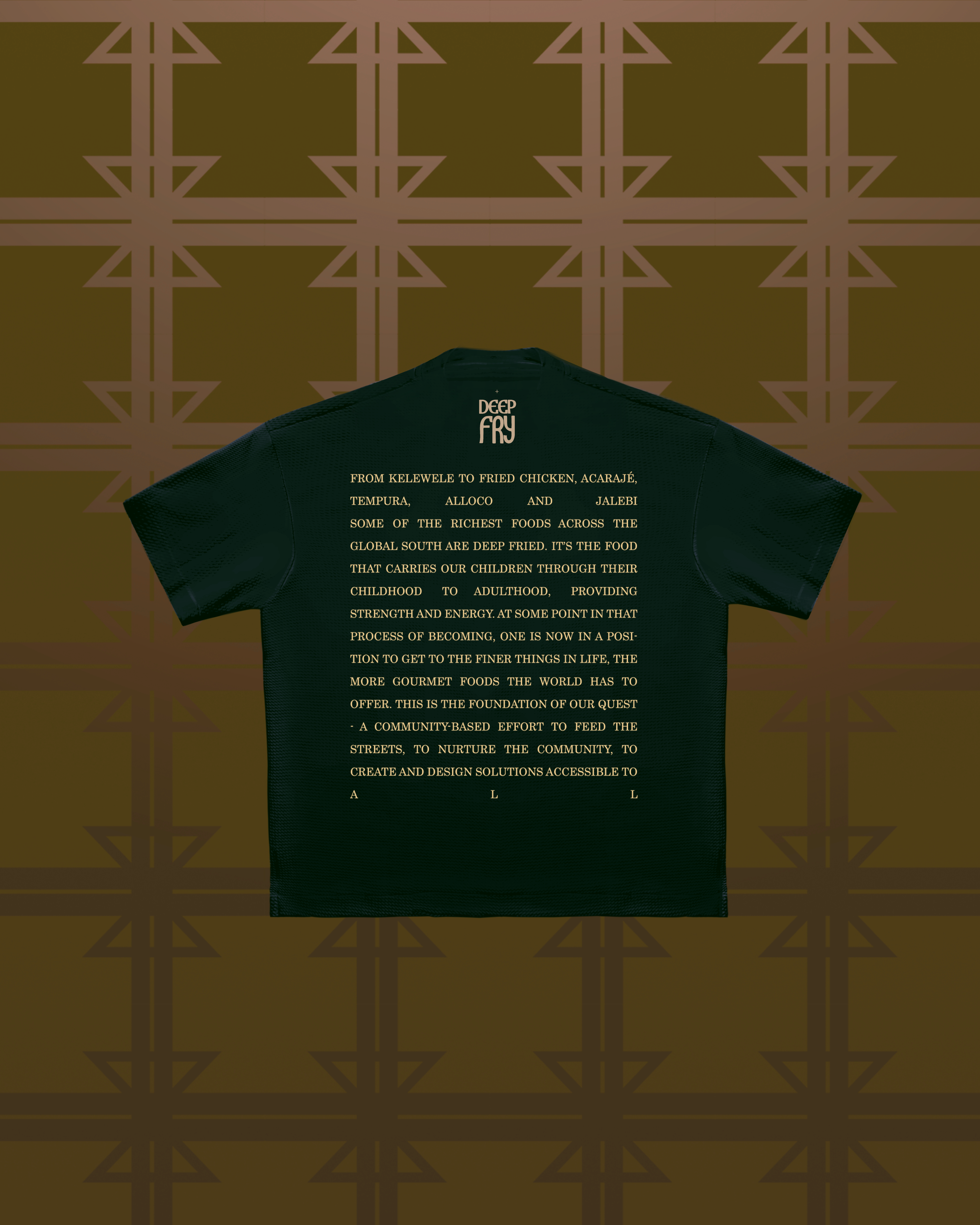 Deep Fry Manifesto T-Shirt - Complimentary - Mwami