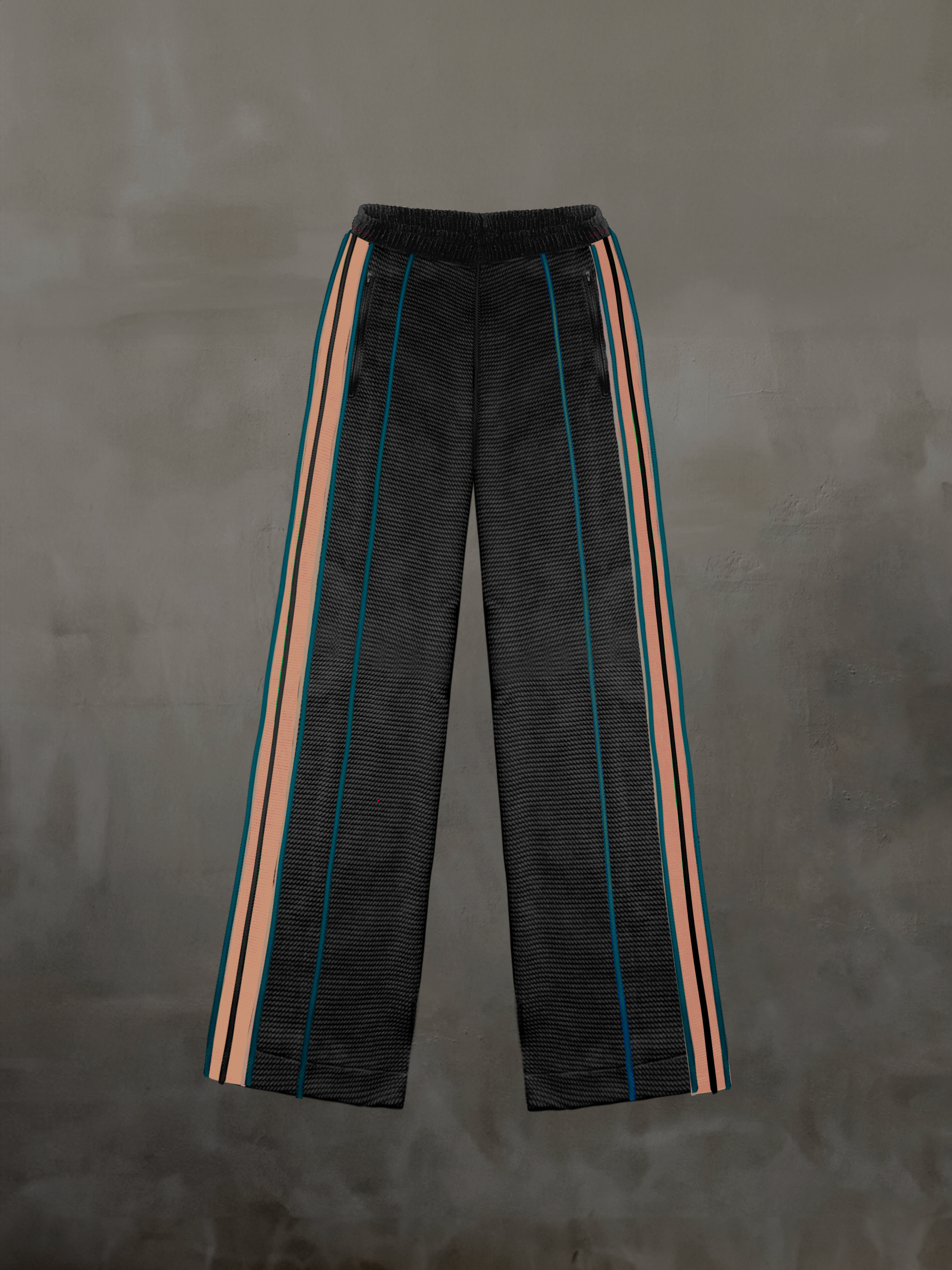 Stealth Track Pants - Black+TBB - Mwami