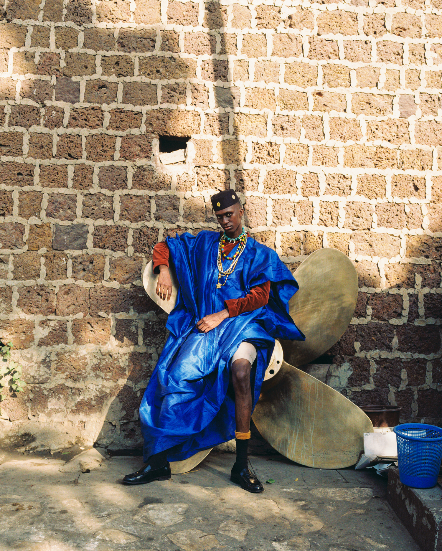 Harmattan Boubou - Royal Blue - Mwami