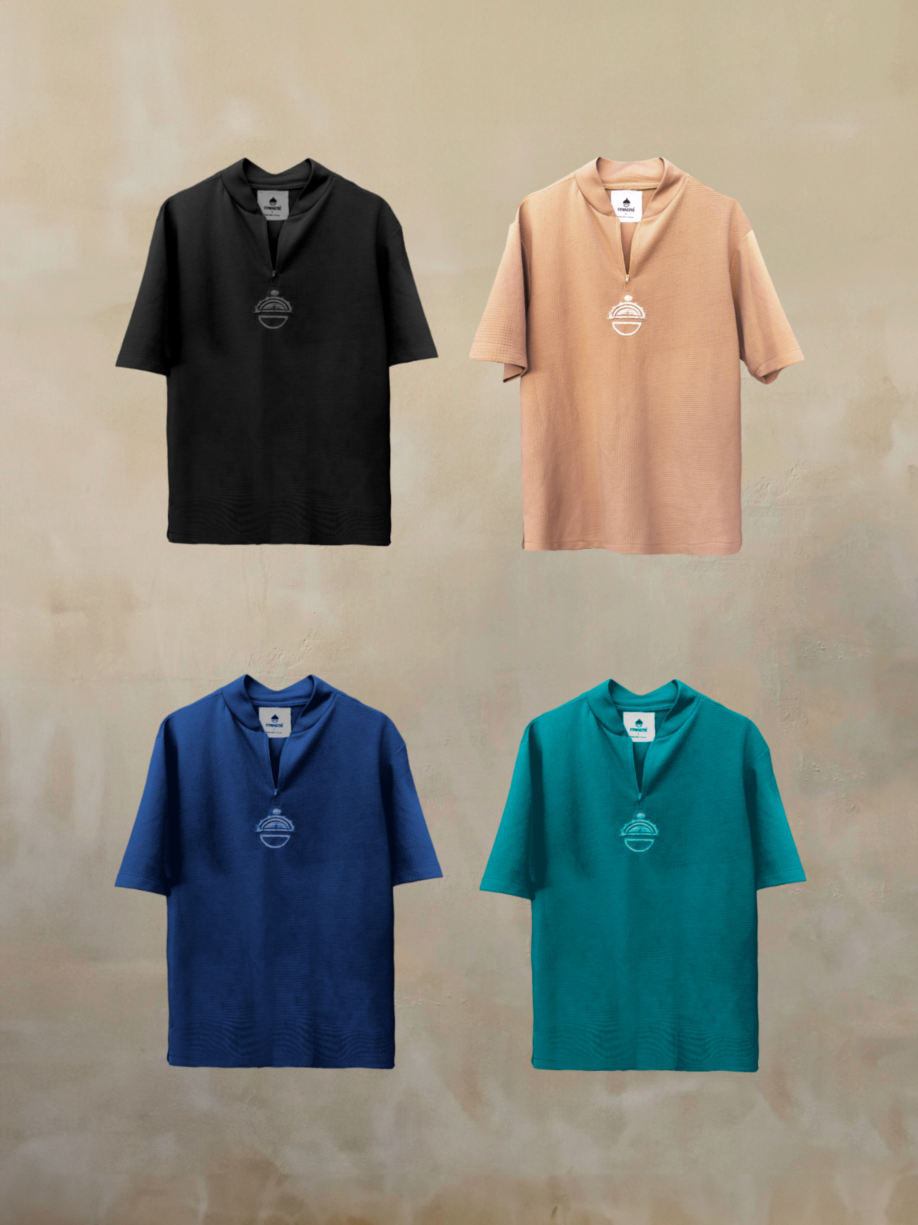 Stealth Polo Shirt - Beige - Mwami