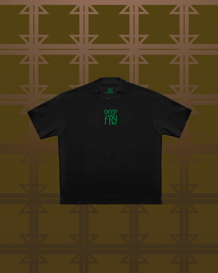 Deep Fry Logo T-Shirt - Black - Mwami