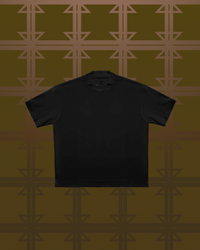 Deep Fry Logo T-Shirt - Back Only - Black - Mwami
