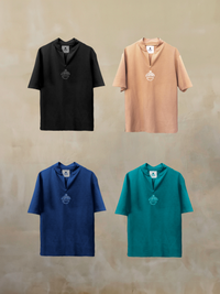 Stealth Polo Shirt - Black - Mwami