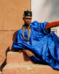 Harmattan Boubou - Royal Blue - Mwami