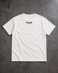 Embroidered Logo Tee - White