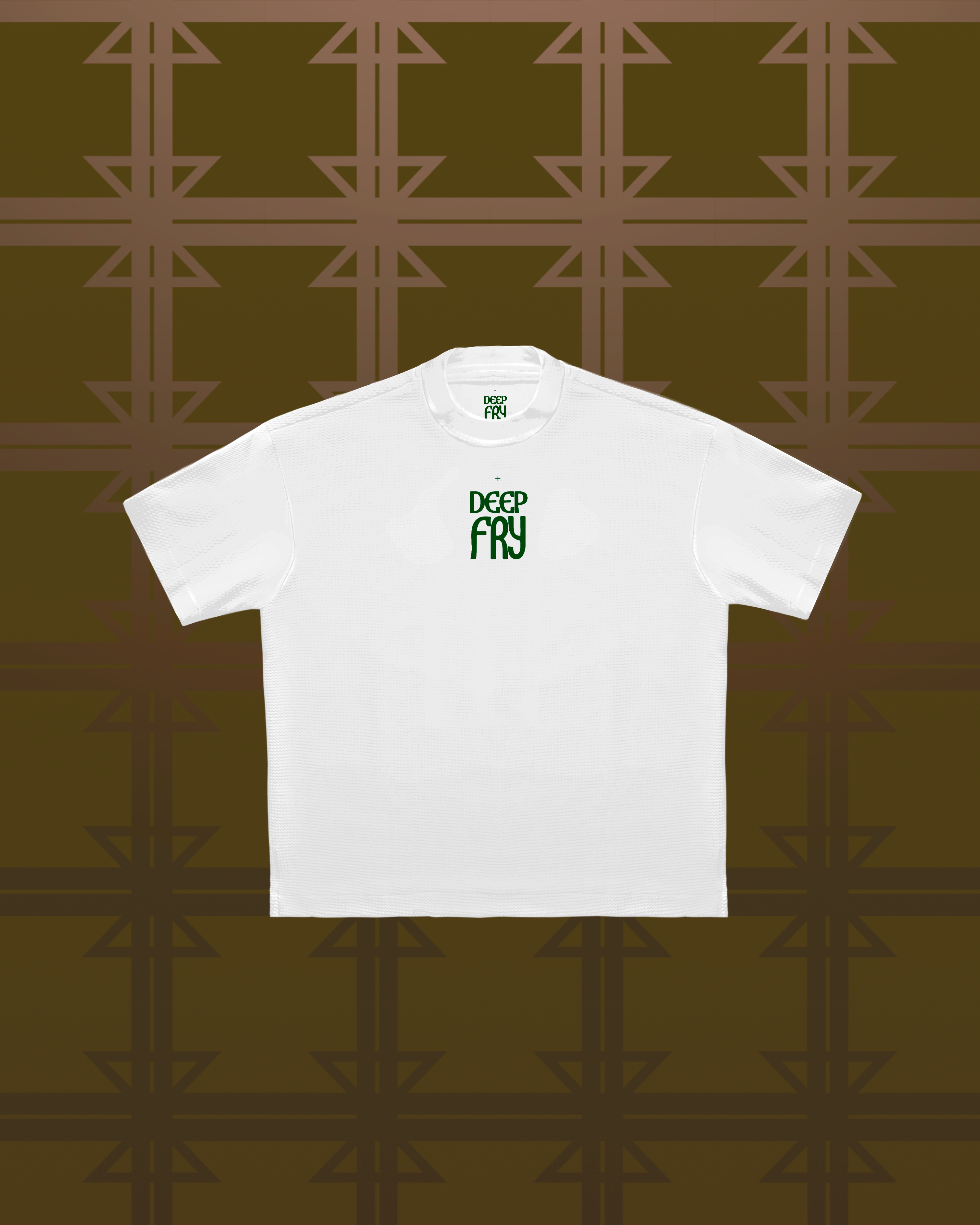 Deep Fry Logo T-Shirt - White - Mwami
