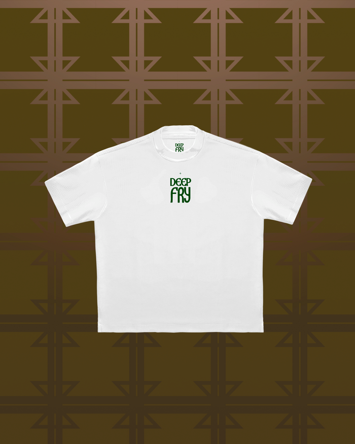 Deep Fry Logo T-Shirt - White - Mwami