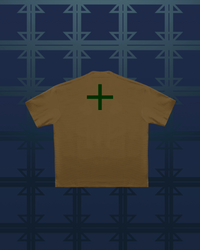 Deep Fry Logo T-Shirt - Desert Brown - Mwami
