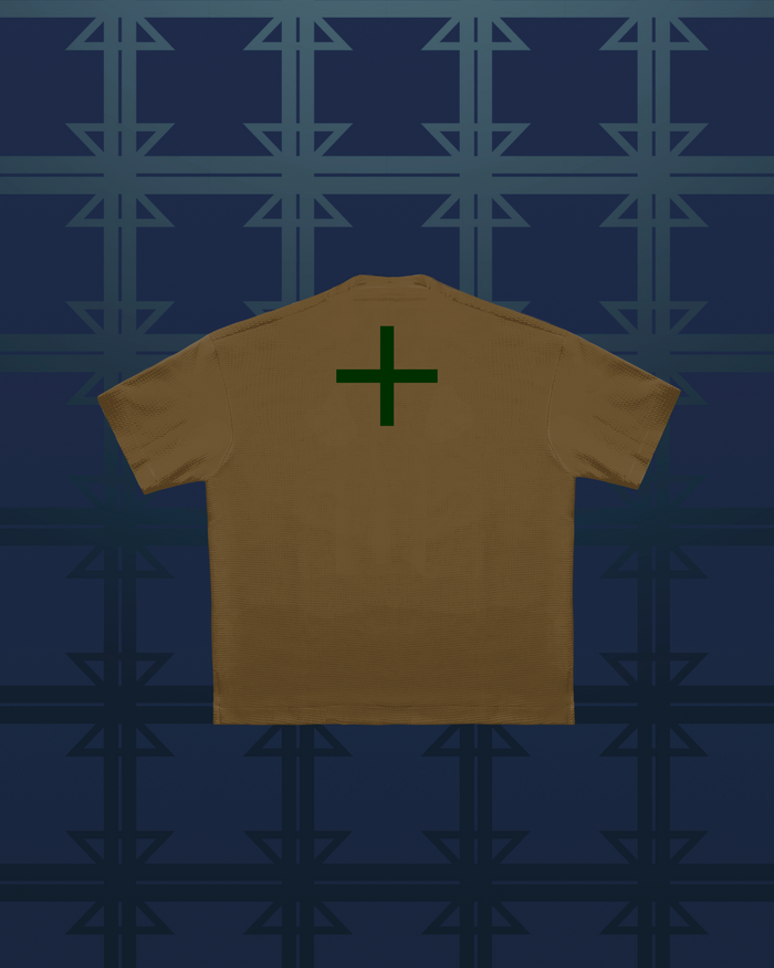 Deep Fry Logo T-Shirt - Desert Brown - Mwami