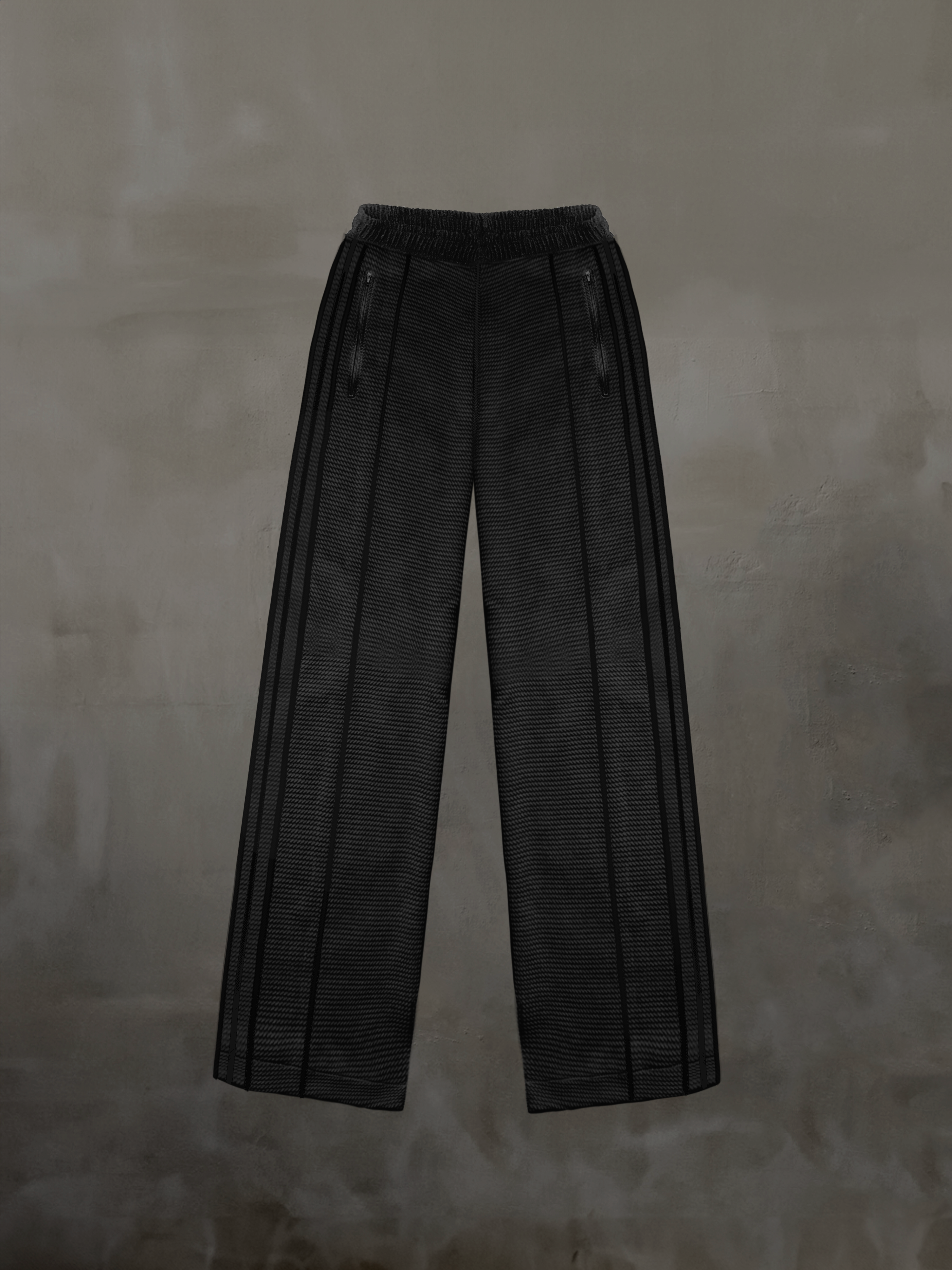 Stealth Track Pants - Charcoal Black - Mwami