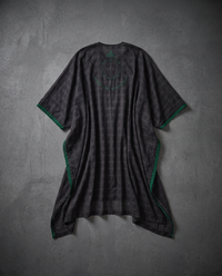 MWAMI Plaid Lace Cape — Harmattan '25