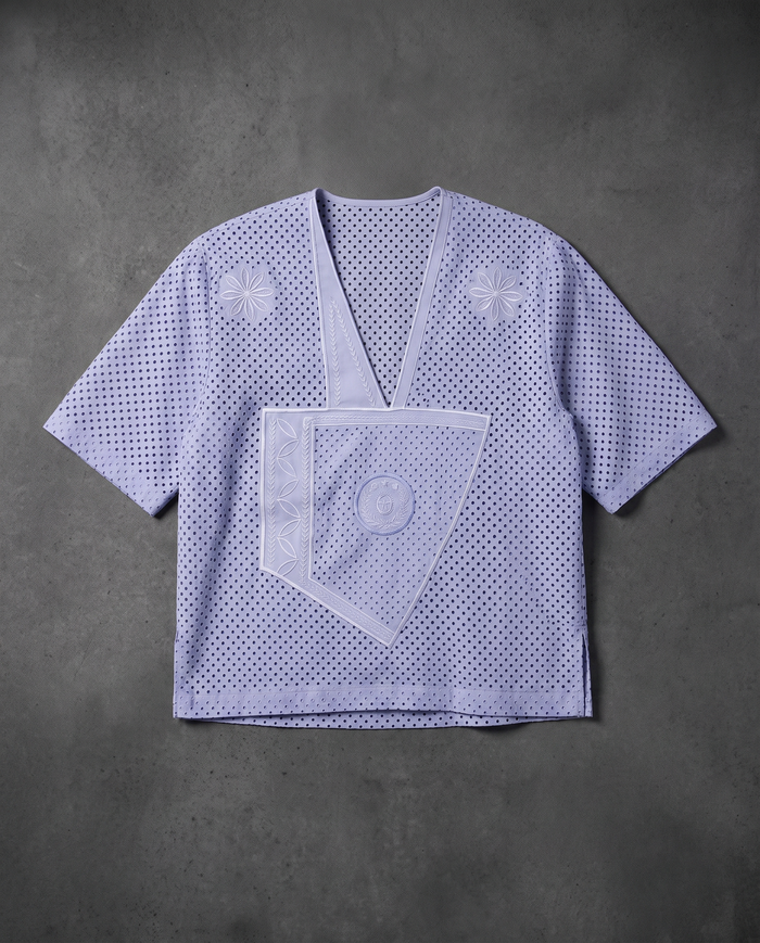 MWAMI Eyelet Crest Top — Harmattan '25