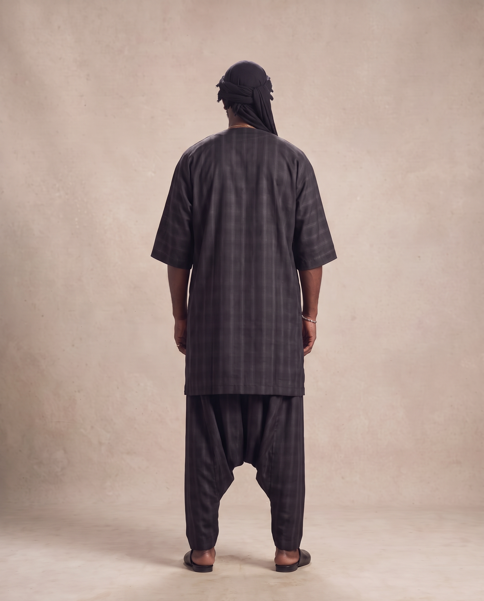 MWAMI Plaid Tunic & Harem Set — Harmattan '25