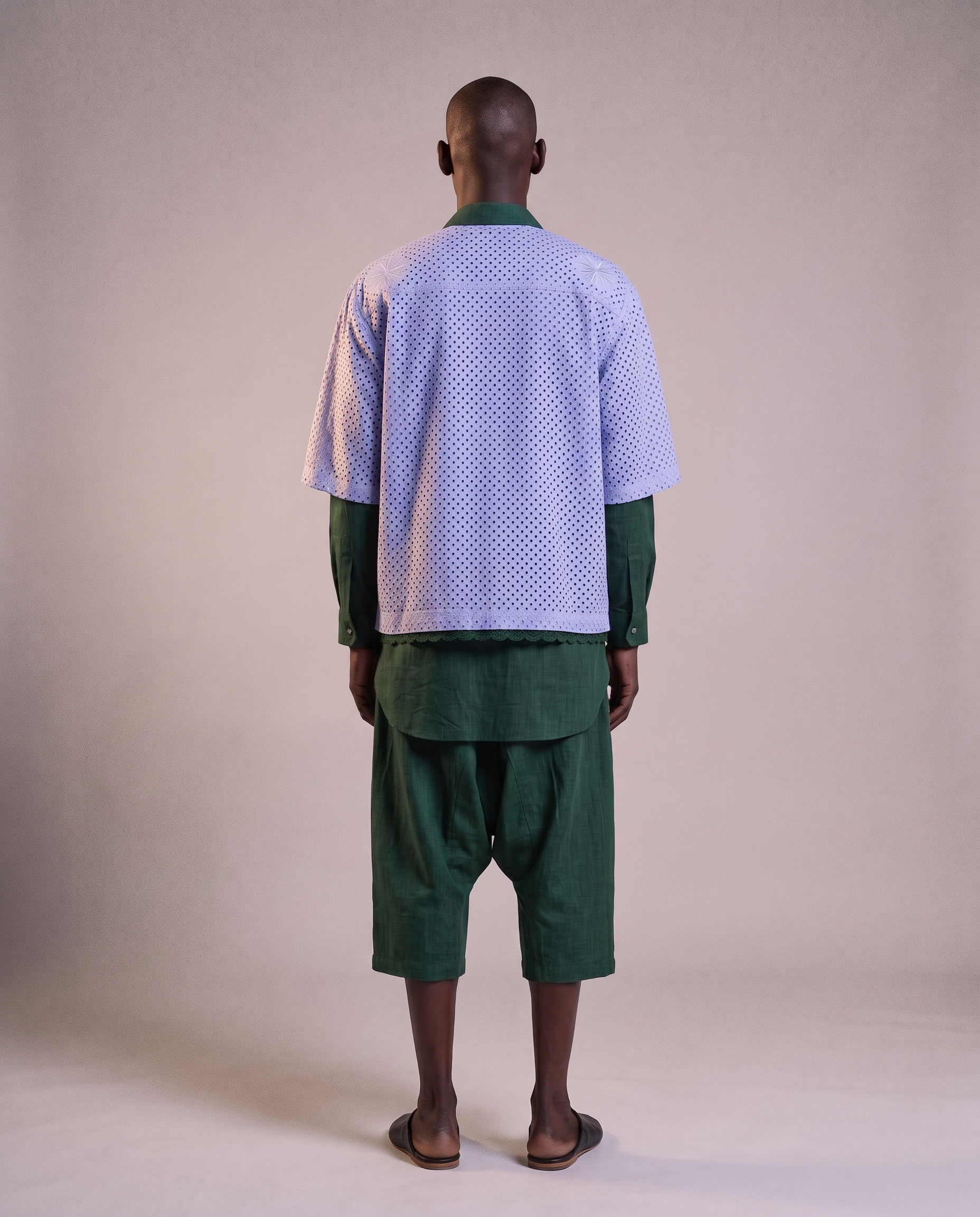 MWAMI Eyelet Crest Top — Harmattan '25