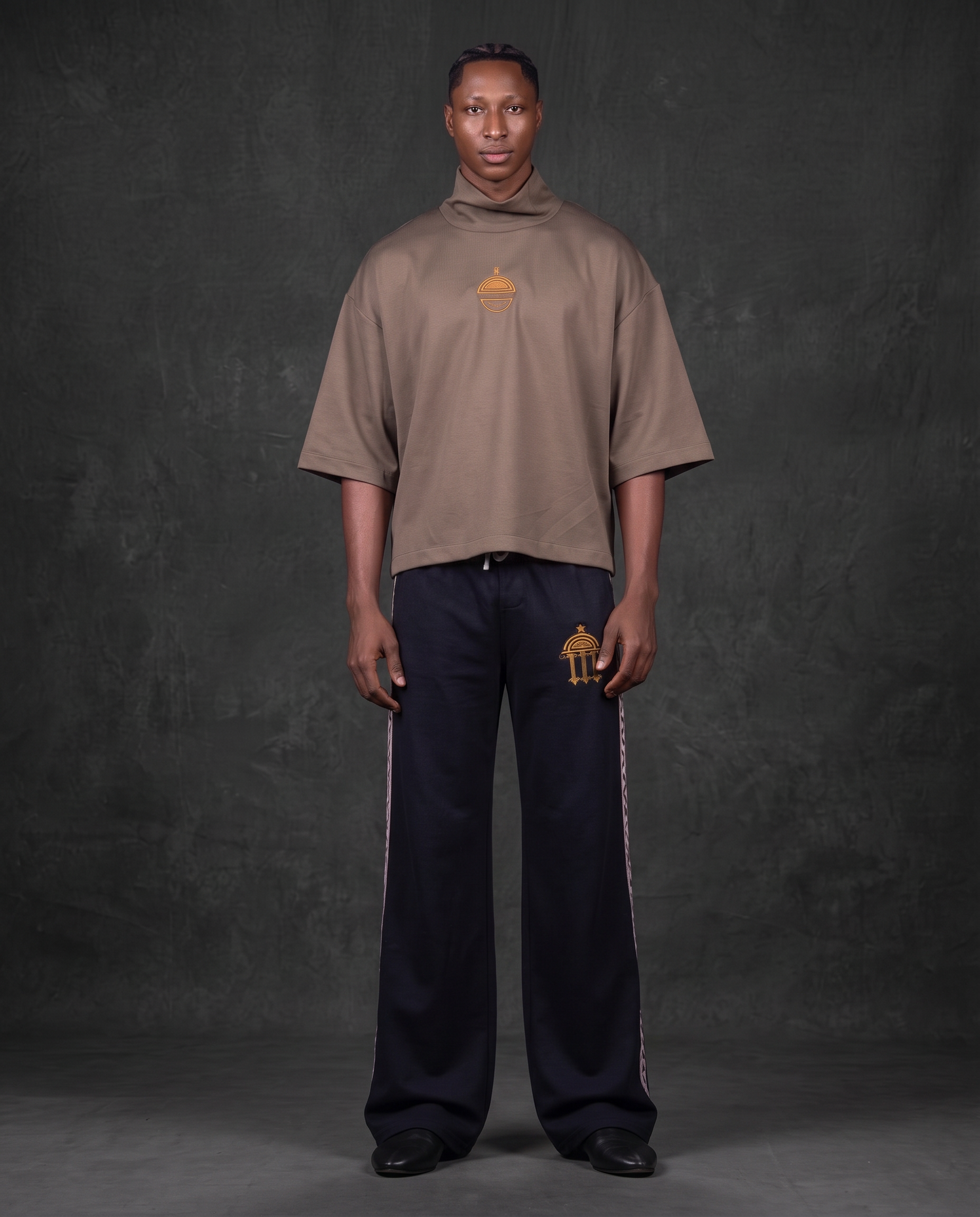 Hamattan Goalie mockneck Tee