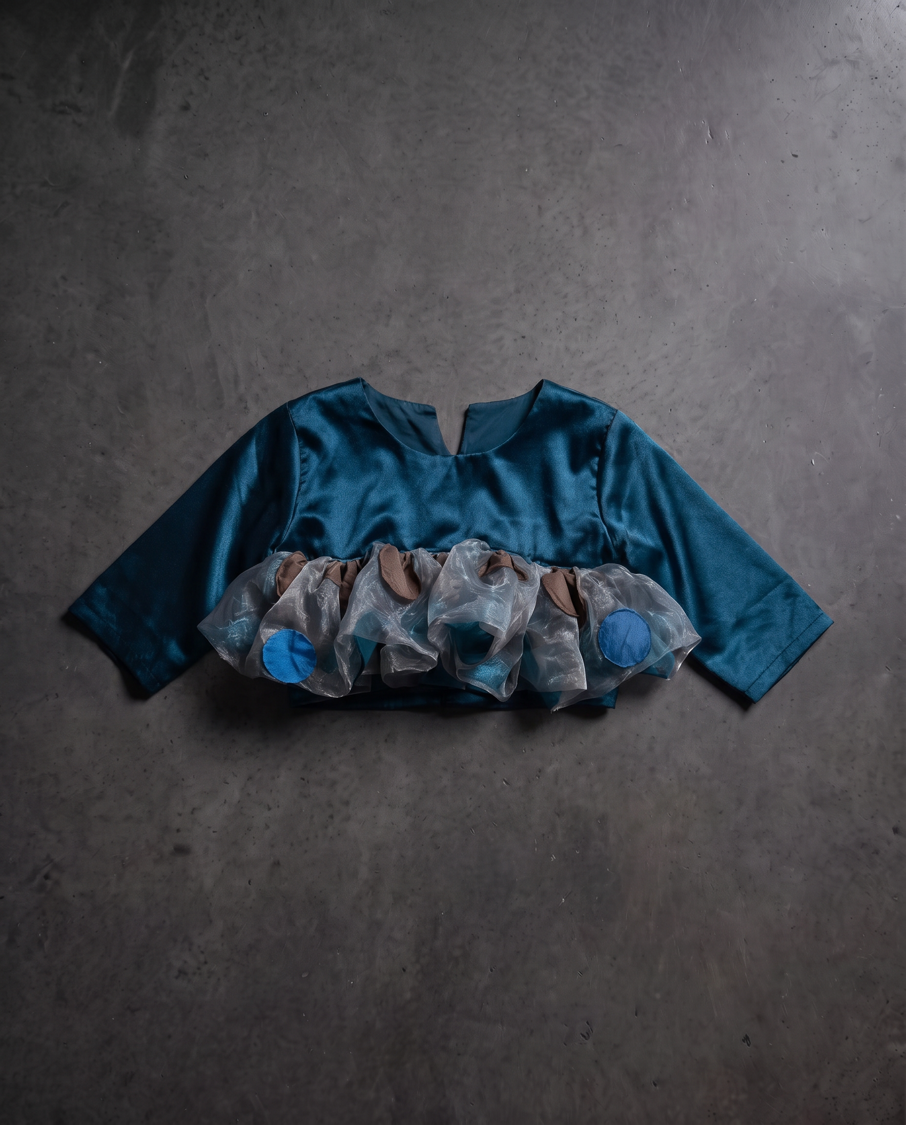 MWAMI Organza-Hood Top — Harmattan '26