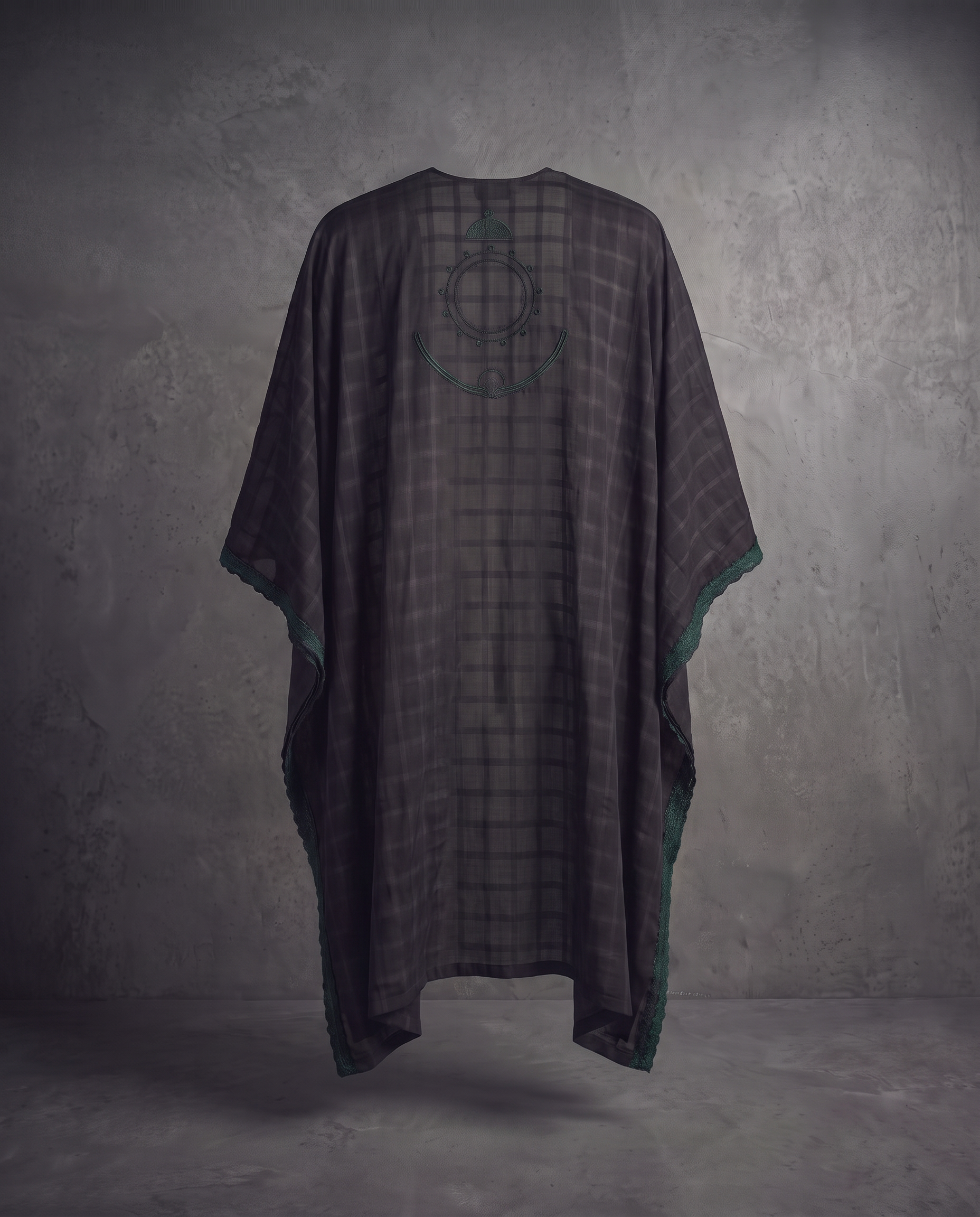 Harmattan Plaid Lace Cape — Harmattan '25
